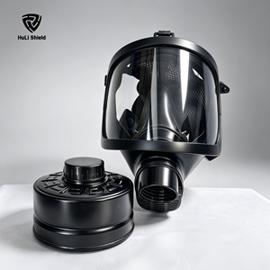 MF14 Bestseller Vollgesichts-Gasmaske mit Aktivkohlefilter für Chemische Sprüharbeiten, Ammoniak, Säuregas, Industrielle und Wissenschaftliche Anwendungen - Product Image 1