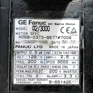 FANUC A06B-0373-B577 เซอร์โวมอเตอร์ ผ่านการทดสอบแล้ว 100% - Product Image 2