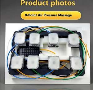 Autositz-Massagesystem mit 8-Punkt-Pneumatik-Massagegerät, Lendenwirbelstütze, TPU-Material, Schwarz, DIY-Installation, Universell für die Meisten Fahrzeuge - Product Image 3