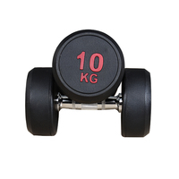 Haltères en caoutchouc CML pour usage commercial et domestique - Robustes, 2,5-50 kg, équipement de musculation pour l'entraînement de force