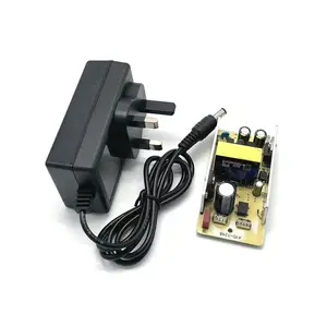 Adaptor sakelar 12v5a, catu daya 5 amp dc 12 v UK/US/AU/EU colokan adaptor daya untuk lampu strip led cctv