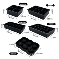 Bac à glaçons carré d'été en silicone personnalisable Moule à glaçons durable et facile à démouler