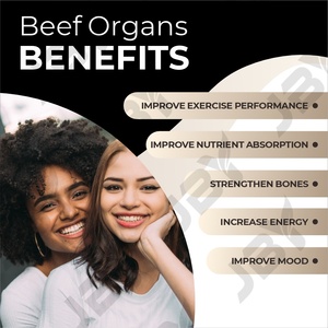 JBY 牛臓臓器サプリメント 牛肝臓 5 in 1 ブレンドカプセル 牛臓臓器複合カプセル - Product Image 3