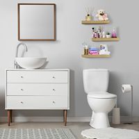 Étagères Flottantes Murales pour Cuisine, Chambre, Toilettes, Étagère à Livres Murale Suspendue pour Décoration Maison Salon