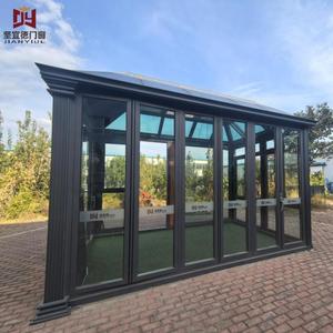 Véranda en aluminium sur mesure, résistante au vent, imperméable <span class=keywords><strong>et</strong></span> écoénergétique, pour maison, <span class=keywords><strong>terrasse</strong></span>, cour. - Product Image 3