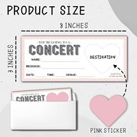 Carte à gratter personnalisée pour concert, impression de billets à gratter, bon d'entrée promotionnel pour événement, billets avec estampe dorée, papier cartonné couché