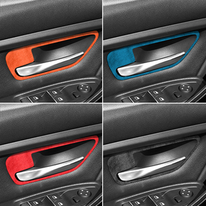 Para BMW Serie 3 4 F30 F34 F32 F33 F36, Cubiertas Decorativas <span class=keywords><strong>de</strong></span> Alcántara para Manijas <span class=keywords><strong>de</strong></span> <span class=keywords><strong>Puerta</strong></span>, Adhesivos para Paneles Interiores, Accesorios - Product Image 5
