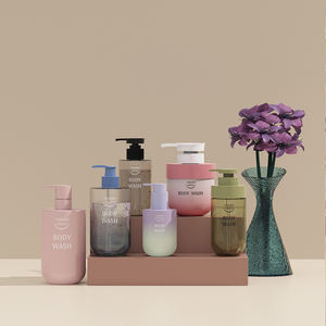 Exquisitas Botellas de Plástico Vacías de <span class=keywords><strong>Boca</strong></span> Ancha Mate Esmerilada de 150 ml y 300 ml con Relieve para Lociones, Aceites y Cremas para el Cuidado de <span class=keywords><strong>la</strong></span> Piel - Product Image 6