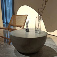 Table basse en béton GRC de style moderne et simple, sur mesure, pour salon, utilisation intérieure et extérieure, table d'appoint en béton GFRC