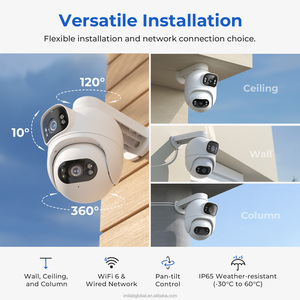 IMILAB Dual Lens 2K+2K Outdoor Security <b>Camera</b> Color <b>Night</b> <b>Vision</b> PTZ Waterproof 24/7 Recording Works with Alexa and Google - Product Image 4