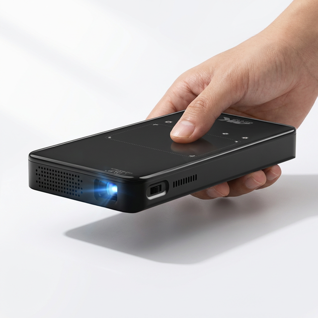 Projector Factory Portable Pocketable Smart DLP Android 9.0 3D 4K Built-in Battery WiFi Manual Focus LED Projector 150 Lumens
