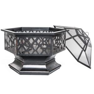 Conter <strong>Steel</strong> Garden Wood Burning Fire Pit <strong>Outdoor</strong> <strong>Fireplace</strong> - Product Image 2