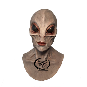 <span class=keywords><strong>Maschera</strong></span> in Silicone Realistica Artigianale di Alta Qualità, Maschere Aliene Integrali per Cosplay, Feste, Halloween, Accessori per Film - Product Image 1