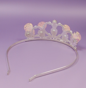 Ocean Pearl sirena <span class=keywords><strong>serie</strong></span> lega corona da sposa diadema strass accessori per capelli donna simpatico cartone animato dolce corona per festa da ballo - Product Image 5