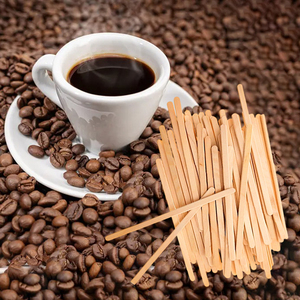 Bán Buôn 110Mm Cà Phê Gậy Khuấy Sinh Thái Thân Thiện Với Cà Phê Bằng Gỗ Khuấy 11Cm Cà Phê Bằng Gỗ Khuấy Trộn - Product Image 3
