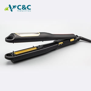 Madami — lisseur à cheveux vapeur de qualité professionnelle, avec fer à lisser, en céramique, Tourmaline, blanc, LED, OEM, personnalisé - Product Image 5