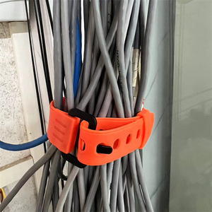 สายรัดอเนกประสงค์พร้อมหัวเข็มขัด ความหนา 0.3 มม. สายรัดเหล็กยางทนทานสำหรับการผูกสัมภาระ - Product Image 2