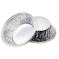 Plateau à tartelettes en aluminium écologique, jetable, mini moule à pâtisserie, plat en aluminium alimentaire avec couvercle en plastique PET