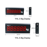 Sensor de Fuerza y Celda de Carga RS232 con Pantalla Grande de 5 Pulgadas YHL para Báscula de Plataforma