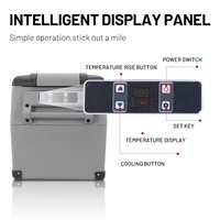 Refrigerador Portátil Eléctrico a Batería CF35L 45L 55L con Garantía Extendida para Uso en Exteriores, Campamentos, Hogares, Hoteles y Autocaravanas