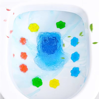 Gel désodorisant et nettoyant durable pour toilettes, anti-odeurs et anti-taches, avec fonction détartrante, parfumé