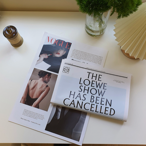 Papel de fondo fotográfico de diseño de periódico y revistas en inglés, adecuado para decoración de maquillaje - Product Image 6