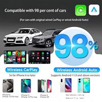 Adaptateur universel 2 en 1 sans fil Carplay et Android Auto, plug and play, dongle Carplay filaire vers sans fil pour Apple Carplay