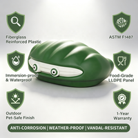 Jouet d'exercice pour chien écologique avec distributeur de friandises et aire de jeu aquatique pour animaux de compagnie