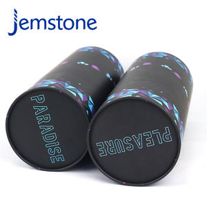 Custom Design Recyclable <b>Food</b> Herbal <b>Gel</b> Capsule Kraft Cardboard Cylinder Packaging Box Protein Powder Paper Tube Container - Product Image 4