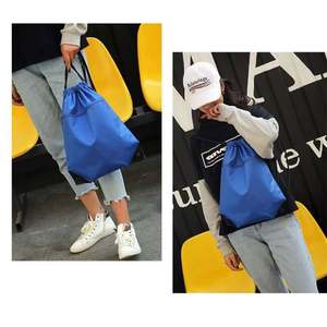 Sac à dos de sport décontracté en toile Oxford imperméable avec logo personnalisé, sac à dos à cordon, sac à dos de sport de plein air - Product Image 6