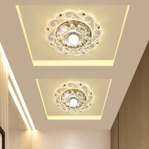 ไฟ LED ทางเดินคริสตัลแบบเรียบง่ายทันสมัยโคมไฟทางเดินตรงทางเข้าระเบียงดวงไฟที่ขายดีที่สุดติดตั้งได้ทั้งสว่างและมืด - Product Image 2