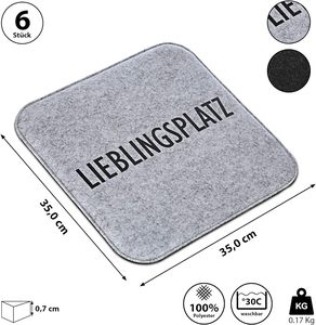 Bulk Reversible Portable Indoor Cozy square <strong>Garden</strong> Home Soft Washable Custom Felt Foam <strong>Seat</strong> Cushion <strong>Chair</strong> <strong>Pad</strong> - Product Image 2