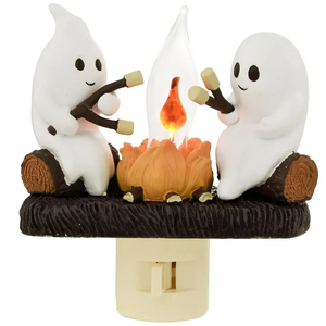 Halloween Decoration Ghosts Roasting Campfire Flicker Flame Night <b>Light</b> - Product Image 1