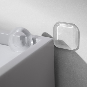 Tapete de silicona transparente para puerta, tapón de goma de plástico, tapón transparente para puerta de seguridad para bebés, decorativo - Product Image 1