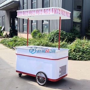 Mini remorque de restauration mobile entièrement équipée, petit chariot alimentaire, boutique mobile de café et de boissons, camion de crème glacée à vendre - Product Image 5