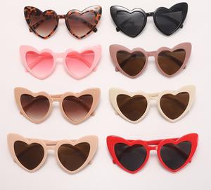 ホット販売ファッションラブハートサングラス子供キャンディーカラーかわいい子供サングラス卸売シェードサングラス - Product Image 2