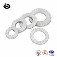 High Quality DIN9250 Double Stack Stainless Steel Flat Washer Locking Double Sided Insert Gasket with Plain Finish Wedge Style
