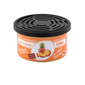 Désodorisant de voiture moderne CSML, parfum ananas, extra fort, longue durée (60 jours), parfum solide hautement concentré, pour aérateurs en plastique - Product Image 1