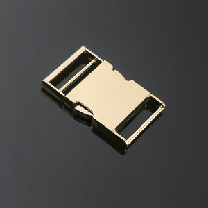 Hebilla de Liberación Lateral de Metal Jiuyuan, Aleación de Zinc, Accesorio Ajustable para Bolsos, Duradera, Color Negro, Plateado, Dorado Claro, Color Sólido, Primavera 2022 - Product Image 1