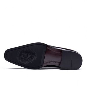 2025 Best-Selling Business Casual Men's <b>Shoes</b> Breathable Formal Leather <b>Shoes</b> with <b>Height</b> <b>Increasing</b> Feature for Weddings Autumn - Product Image 3
