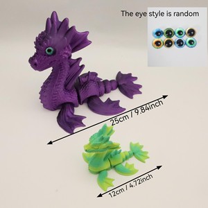 Dragón Articulado Fidget Majestic Sea Dragon con Boca Abrible, Impreso en 3D con Material PLA, Unisex, Flexible, Embalaje Original - Product Image 5