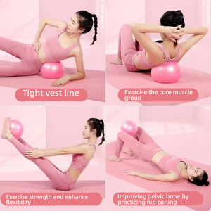 Ballon de Pilates PVC anti-explosion en gros, mini ballon de <span class=keywords><strong>yoga</strong></span> pour exercices, entraînement, adultes, femmes, hommes, fitness, gym, 20-25 cm - Product Image 3