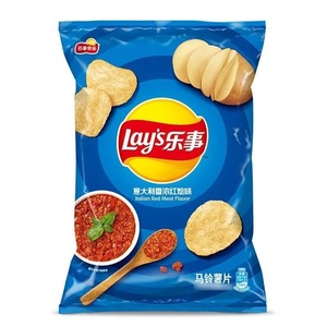 Vente en gros à prix bas de snacks exotiques, sachets de <span class=keywords><strong>chips</strong></span> <span class=keywords><strong>Lays</strong></span> saveur <span class=keywords><strong>barbecue</strong></span> tomate salée, boîte complète 40g - Product Image 4