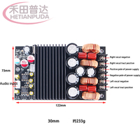 Carte d'amplificateur numérique stéréo double canal TPA3255 2.0, module haute puissance 2x300W HiFi