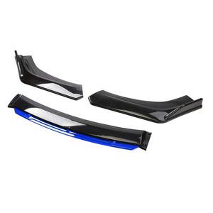 Nuovo Design universale 4 pz/set Kit carrozzeria <span class=keywords><strong>auto</strong></span> con ABS rosso paraurti Splitter Spoiler corpo anteriore realizzato in plastica resistente - Product Image 2