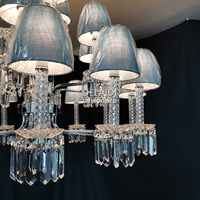 Lustre de luxe en cristal, lampes pour salon, éclairage décoratif pour la maison, lustre en cristal