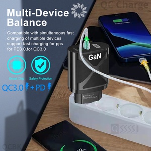 Adaptador de Carga Rápida GaN PD de 65W para Portátil, Cargador Rápido Tipo C PD, Cargador USB <span class=keywords><strong>QC3</strong></span>, Cargador de Pared - Product Image 4