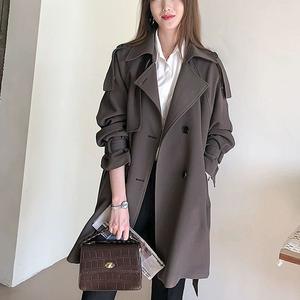<span class=keywords><strong>Trench</strong></span>-coat <span class=keywords><strong>mi</strong></span>-<span class=keywords><strong>long</strong></span> pour <span class=keywords><strong>femme</strong></span>, style streetwear tendance de cette année, nouvelle collection printemps-automne 2026, grande taille, élégant, en polyester haut de gamme - Product Image 3