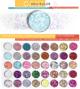 Waterproof and Long-lasting Glitter Eyeshadow Palette with 40 Colors for Woman <b>Eyes</b> Makeup - Product Image 3