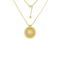 Fabricant professionnel, style classique, design élégant, pendentif en or 18 carats, artisanat en filigrane, pendentif en or 18 carats
